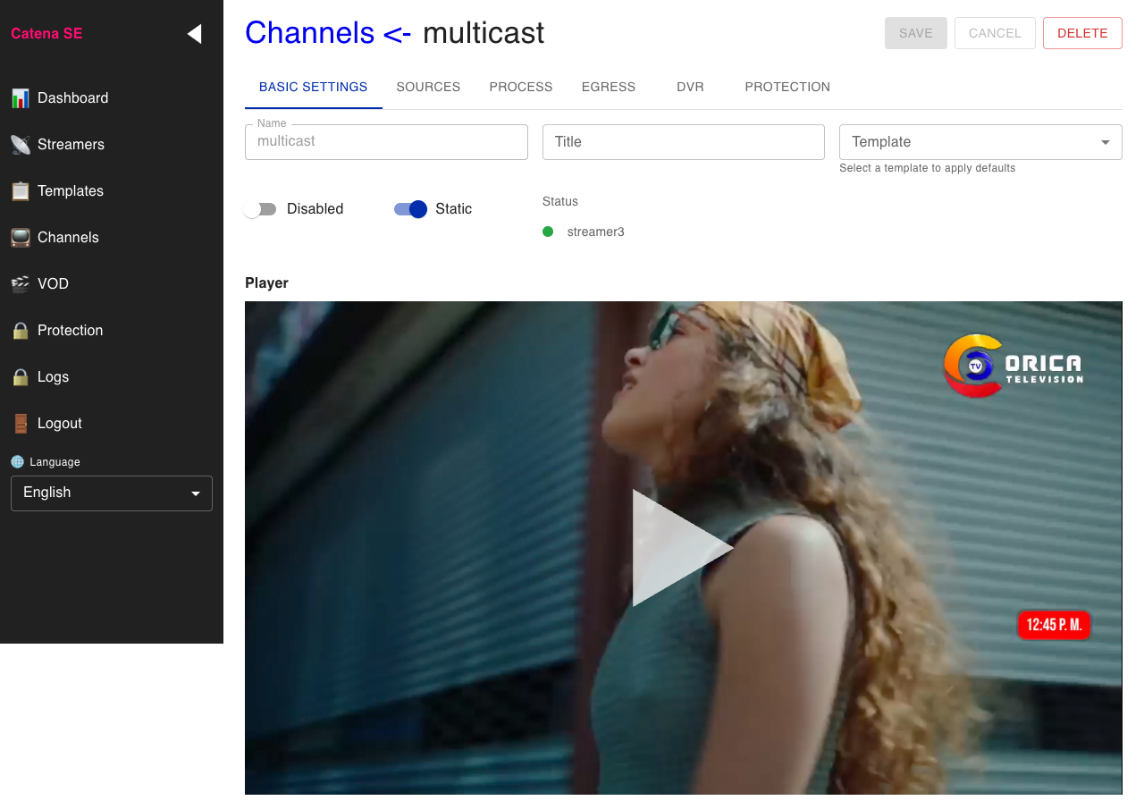 Плеер готов к просмотру