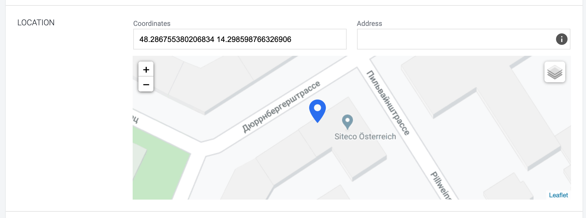 Добавление камер на план помещения