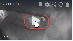 Кнопка Play на плитке